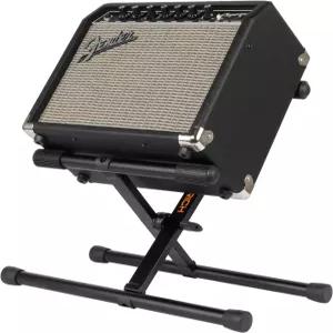 STRICH 앰프 기타 스탠드 미들 프로파일 콤보 스피커 X자형 접이식 완전히 접을 수 있는 블랙 SAT-02