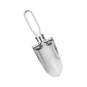 SE 8-7/8인치 스테인리스 스틸 미니 접이식 트롤, 나일론 파우치 포함 - 5-5/8인치 길이, 내구성 및 경량으로 캠핑, 정원 가꾸기, 야외 활동에 적합 8794SP