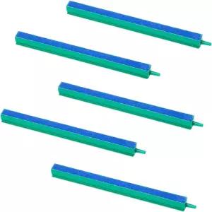 10인치 수족관 에어스톤 바 - 물고기 탱크 펌프 DWC 버킷 저수지 연못용 사각 산소 디퓨저 5개 긴 기포