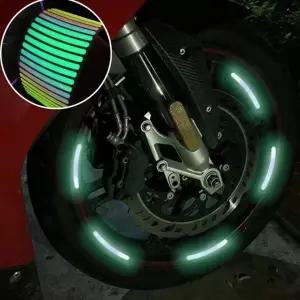 차량용 휠 홀로그램 타이어 야광 스티커 반사테이프