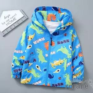 바람막이 남아 공룡 티라노 점퍼