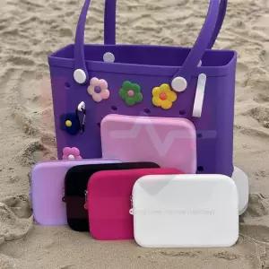 롱타임헬씨 슬라이드잇 EVA 물놀이가방 파우치 크록 참 파츠 키링 꾸미기 아이템 가방 데코 백꾸 비치