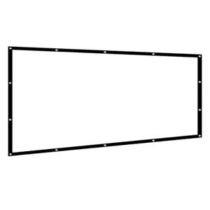 야외 스크린 영화 300인치 대형 천막 캠핑 휴대용 빔프로젝터 와이드