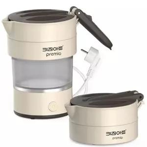 전기주전자 키친아트600 프리미오 여행용 접이식 유선 포트