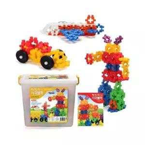 아이 창의력 발달 사각 미니 블록 만들기 장난감 378p [AZI7922]