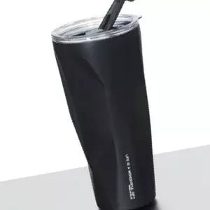 보냉 900ml 휴대용 블랙 머그컵 보온 사무실 학생텀블러