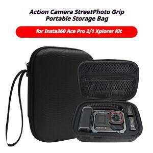 인스타360 에이스 프로 2/1 엑스플로러 그립 보관 가방 EVA 휴대용 여행용 케이스 액션 카메라 스트리트포