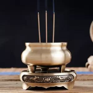 제사용 향로 향그릇 구리 사찰 홀더 제수용품 불교 전통 향꽂이