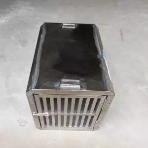 중형견 켄넬 스테인리스 반려동물 대형견 운송장 고양이 테리어 휴대용