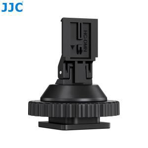 JJC DJI호환 마이크 미니 접이식 콜드슈 어댑터 나사 마운트 W 1/4-20 삼각대 (케이지, 및 카메라 핫슈용)