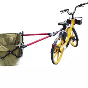 캠핑 트레일러 자전거 연결장치 견인 웨건 짐수레 아웃도어 캐리어 휴대용