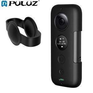 Insta360 ONE X 쉘 커버 파노라마 모션 카메라 액세서리용 렌즈 있는 PULUZ 실리콘 보호 케이스