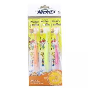 칫솔 어린이용 슬림모 치아관리 치아요정 니치 칫솔 3개입 어린이용 슬림모