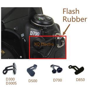 니콘 호환 D300 D850용 새 10핀 리모트 플래시 고무 캡 커버 뚜껑 싱크 터미널 카메라 수리 교체 부품