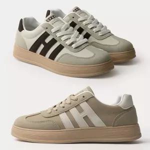 스니커즈 가죽스니커즈 캐주얼운동화 깔끔한 남성캔버스화 단화 운동화