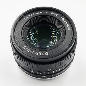 캐논 호환호환 EOS M42 니콘 호환 카메라용 렌즈 50mm F1.7 메탈 대구경 표준 풀프레임 인물 사진 수동 초