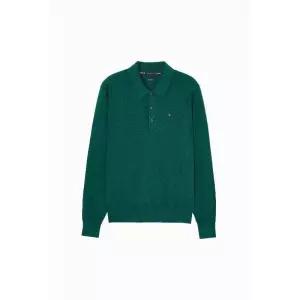 [백화점정품] 26년NEW 타미힐피거 캐시미어 블렌드 폴로 스웨터 T12F7KPN150MT1 MQ8 BS