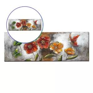 쌍문상회 양귀비 나비 유화액자 1370B 꽃그림