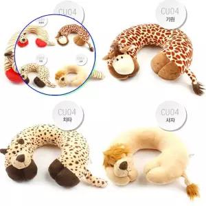 쌍문상회 목베개 입체캐릭터 동물 목쿠션 여행