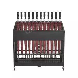 블랙 플라워 철제 현관 꽂이 대형 학원 우산 우산통 수납