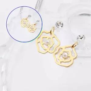 쌍문상회 귀걸이 귀찌 러브앤로즈 2종