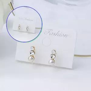 쌍문상회 실리콘귀걸이 펄앤블 2종 귀찌