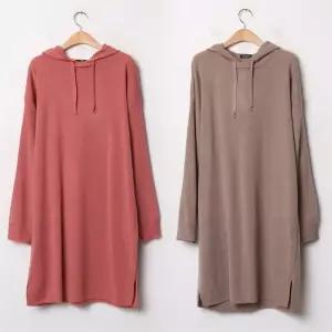 위쉬몰 AP 후드슬릿니트롱원피스(B761H101) 빅사이즈 (6486271A)