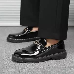 [NS홈쇼핑][모로엠] 남성 유광 가죽 스트랩 로퍼 DMC-SE-QDD582[35765987]