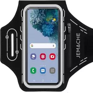 삼성 갤럭시 S25 S24 S23 S22 S21 울트라/플러스/FE용 제마체 암밴드 이어버드 홀더가 있는 헬스장 러닝