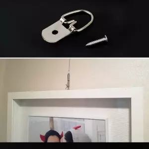 [하프클럽/셀러허브]6P 액자 고리 액자걸이부속 액자상부고리