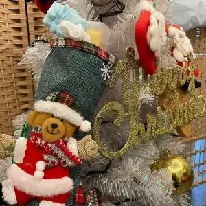 [하프클럽/셀러허브]크리스마스 홈파티 산타 양말주머니 크리스마스양말 산타양말주머니