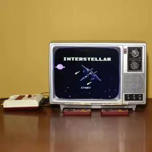 옛날 TV 소품 오래된 빈티지 레트로 장식 텔레비전