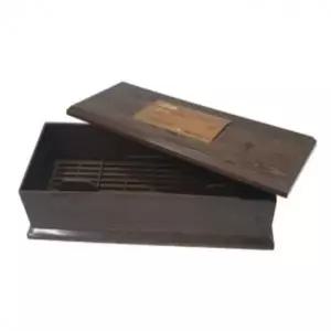 나무무늬 수저함 불투명 식당수저집 업소용수저케이스