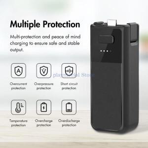 DJI호환 Osmo 포켓 3 용 배터리 핸들, 2800mAh 고속 충전, 그립, 외부 삼각대 지원