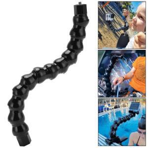 FLW 265 유연한 모노포드 구즈넥 턱, 1/4 인치 나사 구멍에서 12 섹션 마운트