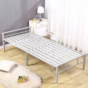 접이식 철제 침대 기숙사 간이 깔판 원목 조립식 철재 퀸 싱글 받침