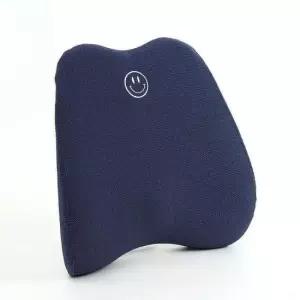 허리 의자 등받이 쿠션 네이비 메모리폼 편한 소파 등방석