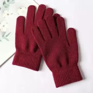 학생장갑 단색 니트 겨울 장갑 방한 커플 남녀공용 따뜻한장갑
