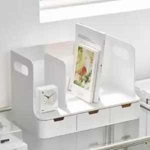 이동식책꽂이 3단 책꽂이 미니책꽂이 책꽂이정리함