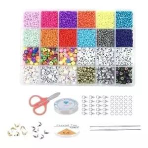 마스크줄 DIY 이니셜 비즈풀세트 반지 팔찌 목걸이 4mm 3mm