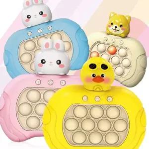 어린이 두뇌발달 푸시팝 버블 전자 기억력 향상 집중력 훈련 휴대용 게임기 가정용