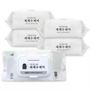 [살림안심]뽑아쓰는 세제일체형 일회용 수세미 (30매 x 5팩)