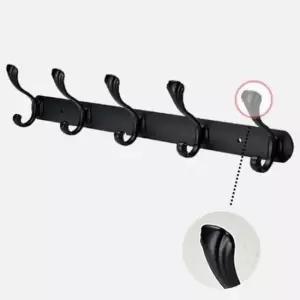 [생활] 옷걸이후크.수건걸이 고급 블랙 디자인후크 벽걸이 스텐레스 다용도