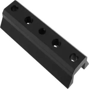 SG 스토어 망원경 도브테일 플레이트 90mm 파인더 스코프 가이드 베이스 M8 홀 1/4 7mm 관통 망원경용 블랙
