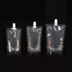 투명 스파우트 액상주스 음료 캡파우치 팩 주스팩 슬러시 한약 휴대용