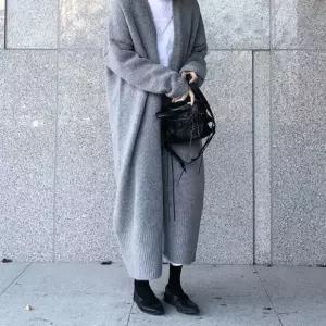 롱롱 루즈핏 롱가디건 니트 카디건 캐주얼 베이직 편한