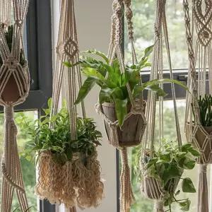 diy 화분걸이 5종 키트 행잉플랜트 마크라메 재료 벽장식 행거 만들기