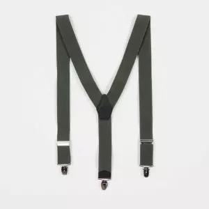 밀리터리 패브릭 서스펜더 남성 멜빵 클래식 벨트 끈 바지 어른