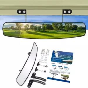 베툴 16.5인치 와이드 리어 뷰 볼록 골프 카트 미러 이지 고 클럽 카 야마하