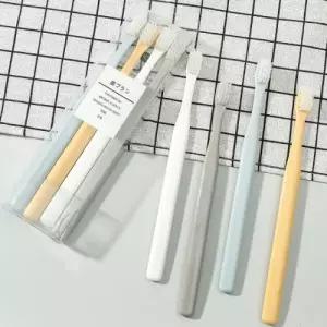 ( )여행용 휴대용 부드러운 칫솔 손님용 펜션 업소용 일회용 칫솔 4개입